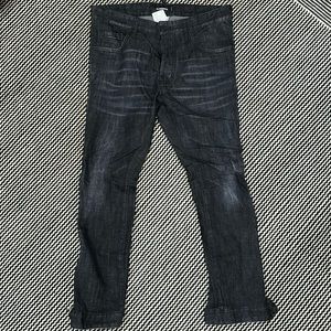 Dsquared2 black biker ski cropped jeans